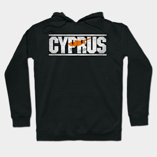 Cyprus Retro Flag for Men Women Cyprus National Pride Hoodie